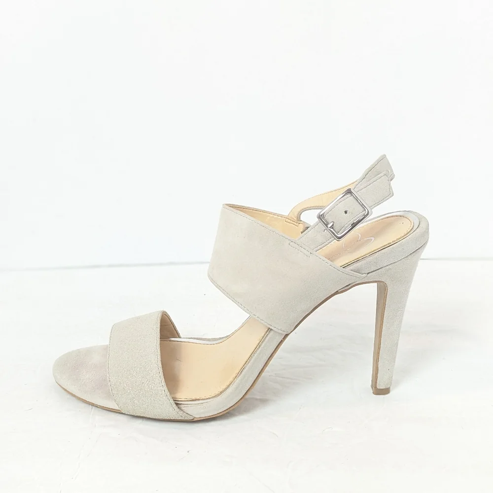 Jessica Simpson suede sandal heels - Picture 8 of 16